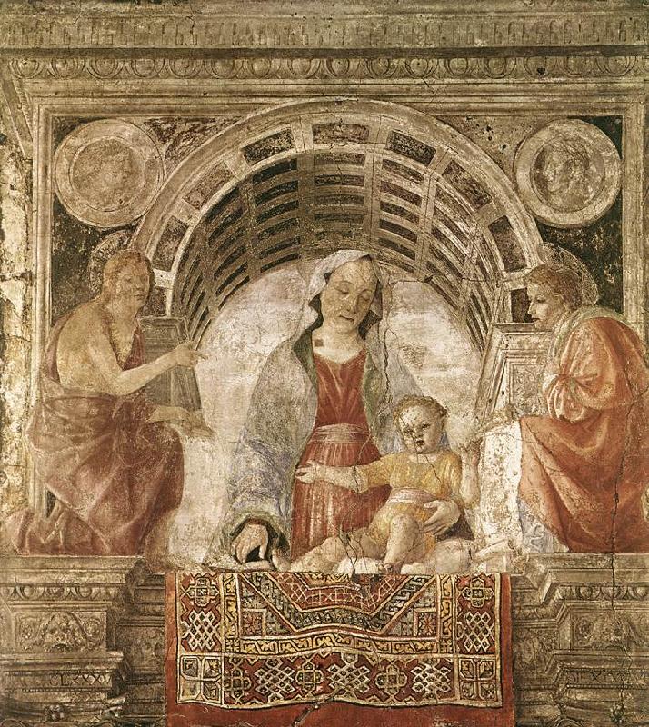 FOPPA, Vincenzo Madonna and Child with St John the Baptist and St John the Evangelist dfhj oil painting picture